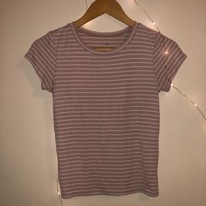 AE Pink Striped Top